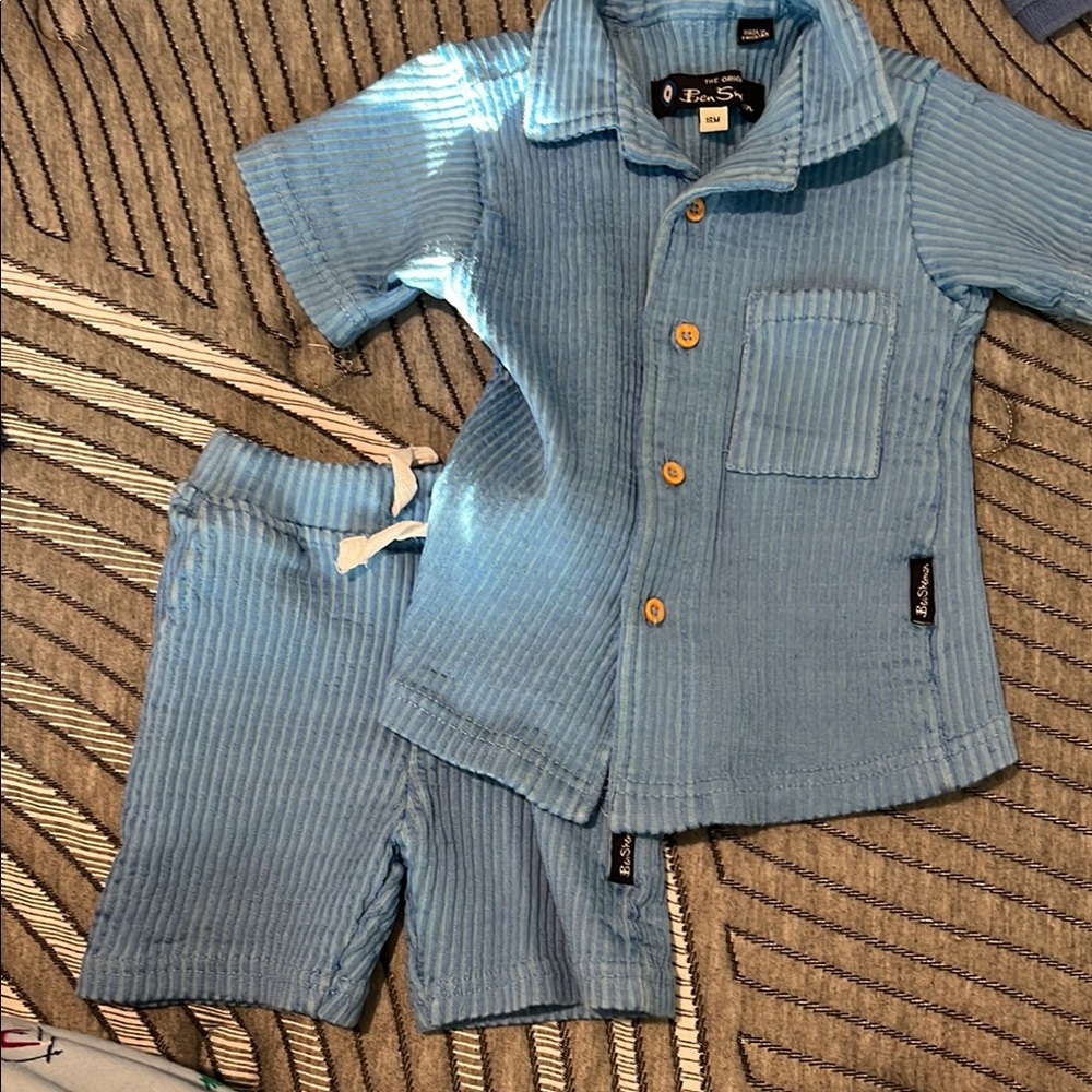 Ben Sherman Kids Blue Matching Set